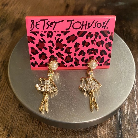 Betsey Johnson Jewelry - Betsey Johnson Ballerina earrings OS
